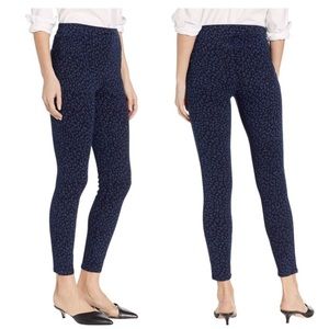 SPANX Blue Cheetah Print Leggings Small